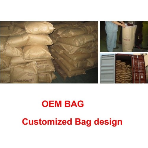 Wholesale High Quality Pure Ghana Ivory Coast Dark Brown Alkalized Cocoa Powder Fat 10-12% 25kg Packing